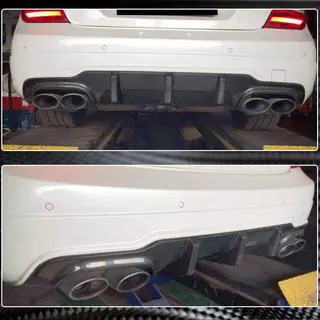 Achterbumper diffuser V3 (voor AMG SD/Coupe 2012-2014, carbon) foto 3