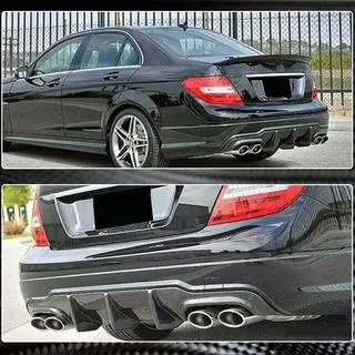 Achterbumper diffuser V3 (voor AMG SD/Coupe 2012-2014, carbon) foto 4