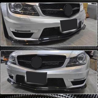 Voorbumper lip Lip V2 (voor AMG 2012-2014, dry carbon) foto 3
