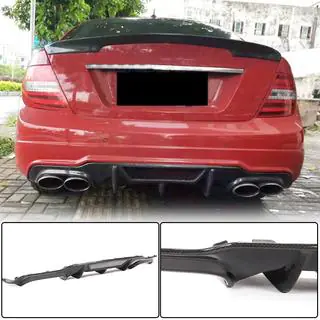 Achterbumper diffuser V4 (voor AMG SD/Coupe 2012-2014, carbon) foto 1