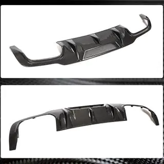 Achterbumper diffuser V4 (voor AMG SD/Coupe 2012-2014, carbon) foto 4