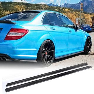 Sideskirts (voor AMG SD, carbon) Mercedes C-klasse W204 2007–2015 foto 1