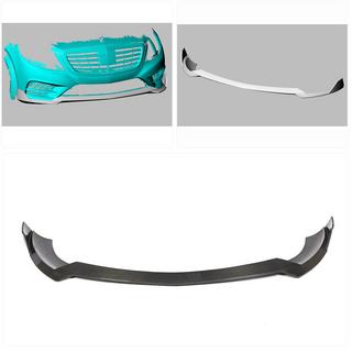 Voorbumper lip (voor AMG-Line 2014-2017, carbon) foto 2