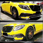Mercedes S-Class W222 2013–2022 Voorbumper inserts V1 (voor S63 AMG 2014-2017, carbon) foto 5