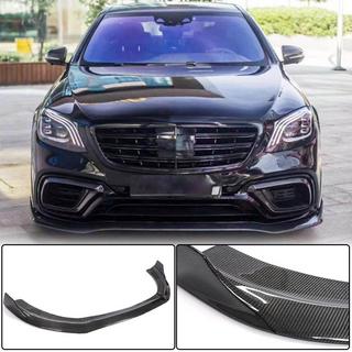 Front bumper lip (voor S63/S65 AMG 2018-2022, carbon) foto 2