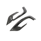 Mercedes S-Class W222 2013–2022 Voorbumper sierlijsten (voor AMG-Line 2014-2017, carbon) foto 3