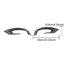 Mercedes S-Class W222 2013–2022 Voorbumper sierlijsten (voor AMG-Line 2014-2017, carbon) foto 6