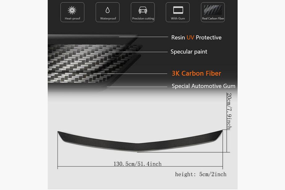 Mercedes E-klasse W212 2009–2016 Spoiler V1 (carbon) Foto 5