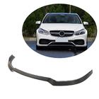 Mercedes E-klasse W212 2009–2016 Carbon frontbumper lip (voor E63 AMG 2013-2016) foto 1