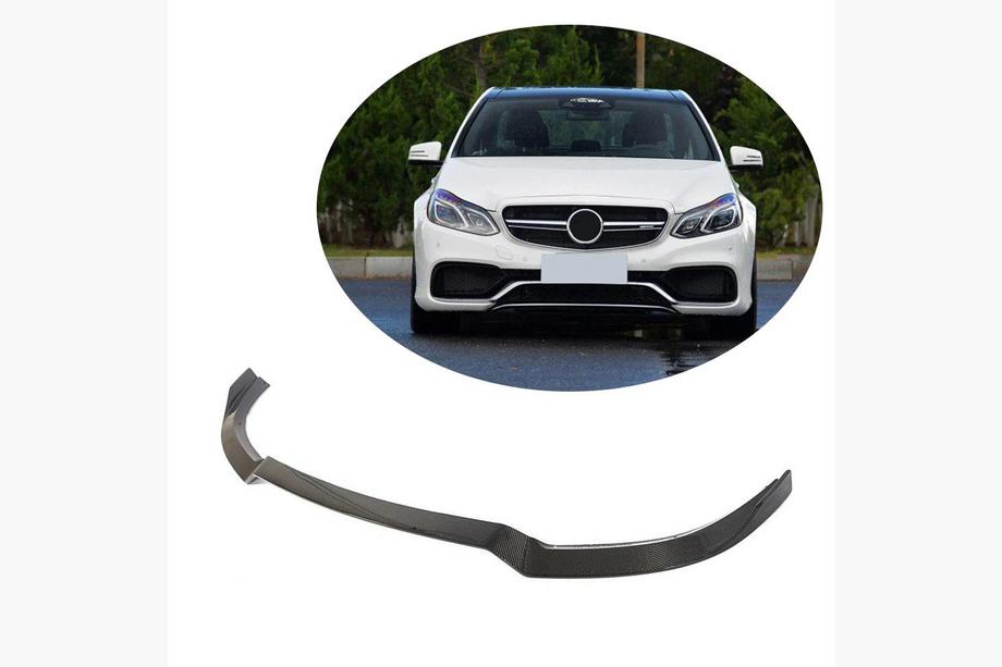 Mercedes E-klasse W212 2009–2016 Carbon frontbumper lip (voor E63 AMG 2013-2016) Image