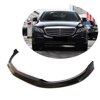 Front bumper lip Lip (voor Base 2016-2019, carbon) foto 1