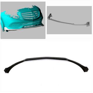 Front bumper lip Lip (voor Base 2016-2019, carbon) foto 2