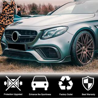 Voorbumper lip Lip V1 (voor E63 AMG 2016-2019, carbon) foto 2