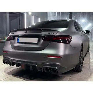 Achterbumper diffuser (voor E63 AMG 2020-2023, carbon) foto 3