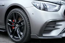 Mercedes E-class W213 2016–2023 Voorbumper lip spoiler (voor AMG-Line 2020+, dry carbon) foto 6