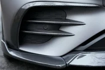 Mercedes E-class W213 2016–2023 Voorbumper lip spoiler (voor AMG-Line 2020+, dry carbon) foto 2