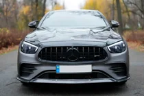 Mercedes E-class W213 2016–2023 Voorbumper lip spoiler (voor AMG-Line 2020+, dry carbon) foto 5