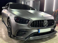 Mercedes E-class W213 2016–2023 Voorbumper lip spoiler (voor AMG-Line 2020+, dry carbon) foto 7