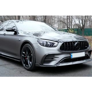 Voorbumper lip spoiler (voor AMG-Line 2020+, dry carbon) foto 3