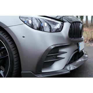 Voorbumper lip spoiler (voor AMG-Line 2020+, dry carbon) foto 1