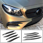 Mercedes E-class W213 2016–2023 Frontbumper splitters (voor AMG-Line/E43 AMG 2016-2019, carbon) foto 1