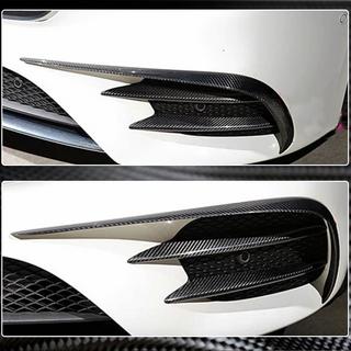 Frontbumper splitters (voor AMG-Line/E43 AMG 2016-2019, carbon) foto 4