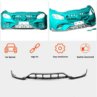 Mercedes E-class W213 2016–2023 Voorbumper lip Lip V2 (voor E63 AMG 2016-2019, carbon) foto 2