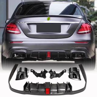 Achterbumperdiffuser met uitlaatsierstukken V2 (voor AMG/AMG-Line 2016-2019, carbon) foto 1