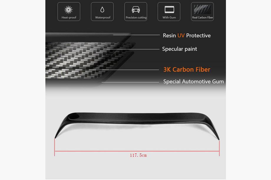 Mercedes CLA C117 2013–2019 Spoiler V1 (SD, carbon) Image
