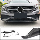 Mercedes CLA C117 2013–2019 Carbon frontbumper lip (voor AMG-Line SD 2017-2019, carbon) foto 1