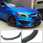 Mercedes CLA C117 2013–2019 Frontbumper lip Lip (voor CLA45 AMG SD 2013-2015, carbon) foto 1