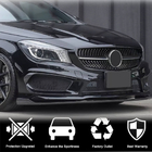 Mercedes CLA C117 2013–2019 Frontbumper lip Lip (voor CLA45 AMG SD 2013-2015, carbon) foto 2