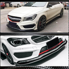 Mercedes CLA C117 2013–2019 Frontbumper lip Lip (voor CLA45 AMG SD 2013-2015, carbon) foto 3