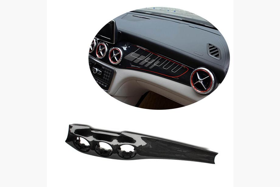 Mercedes CLA C117 2013–2019 Middenconsole afdekking (2013-2016, carbon) Foto 1