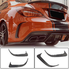 Mercedes CLA C117 2013–2019 Achterbumper afdeklijsten V1 (voor AMG-Line / CLA45 AMG SD, carbon) foto 1