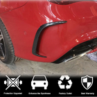 Mercedes CLA C117 2013–2019 Achterbumper afdeklijsten V1 (voor AMG-Line / CLA45 AMG SD, carbon) foto 2