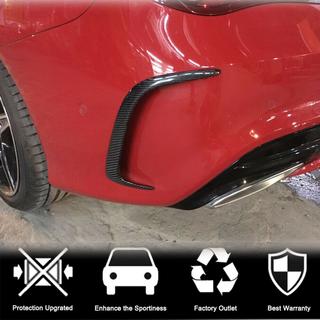 Achterbumper afdeklijsten V1 (voor AMG-Line / CLA45 AMG SD, carbon) foto 2