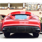 Mercedes CLA C117 2013–2019 Achterbumper diffuser V2 (voor AMG-Line / CLA45 AMG, carbon) foto 2