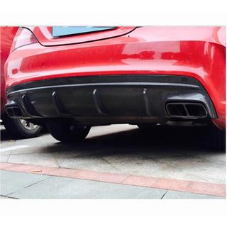 Achterbumper diffuser V2 (voor AMG-Line / CLA45 AMG, carbon) foto 3