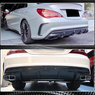 Achterbumper diffuser (voor AMG-Line / CLA45 AMG 2017-2019, carbon) foto 4