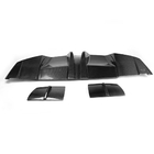 Mercedes CLA C117 2013–2019 Achterbumper diffuser V1 (voor AMG-Line / CLA45 AMG 2013-2016, carbon) foto 4