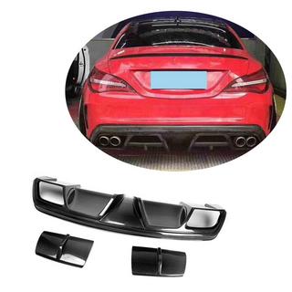 Achterbumper diffuser V1 (voor AMG-Line / CLA45 AMG 2013-2016, carbon) foto 1