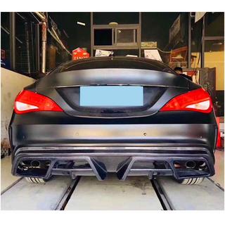 Achterbumper diffuser V1 (voor AMG-Line / CLA45 AMG 2013-2016, carbon) foto 2
