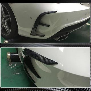 Carbon achterbumperlijsten (voor AMG-Line / CLA45 AMG SD 2013-2016) foto 4