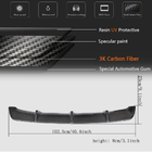 Mercedes CLA C117 2013–2019 Achterbumper diffuser V2 (voor AMG-Line / CLA45 AMG 2013-2016, carbon) foto 7