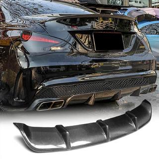 Achterbumper diffuser V2 (voor AMG-Line / CLA45 AMG 2013-2016, carbon) foto 2