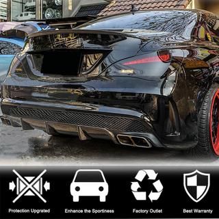 Achterbumper diffuser V2 (voor AMG-Line / CLA45 AMG 2013-2016, carbon) foto 4
