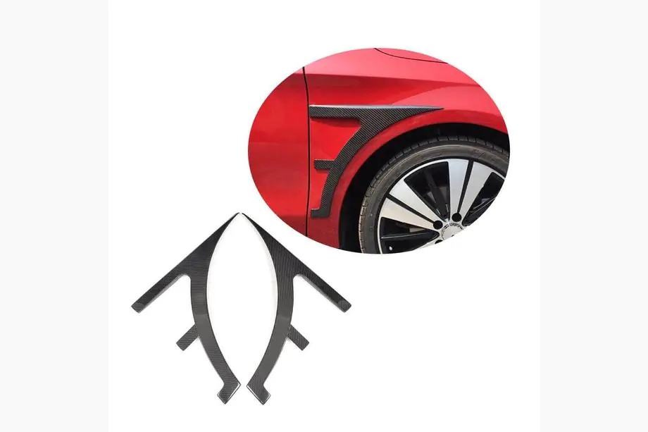 Mercedes CLA C117 2013–2019 Carbon covers voor voorspatborden Image