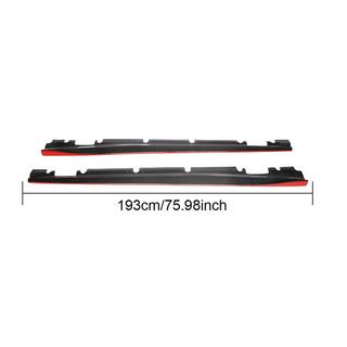 Side skirts V1 (voor HB, carbon) foto 1