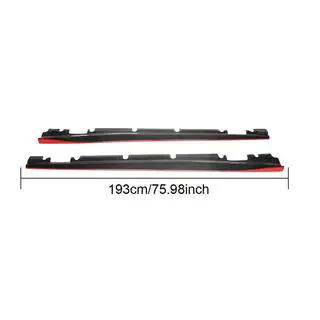 Side skirts V1 (voor HB, carbon) foto 1